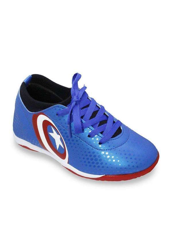 Dray - Tênis Dray Marvel Capitão América Infantil Azul