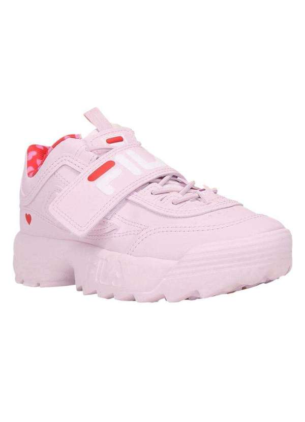 White Sneakers Pink Fila Disruptor Outfit Tênis Fila Disruptor Vlc