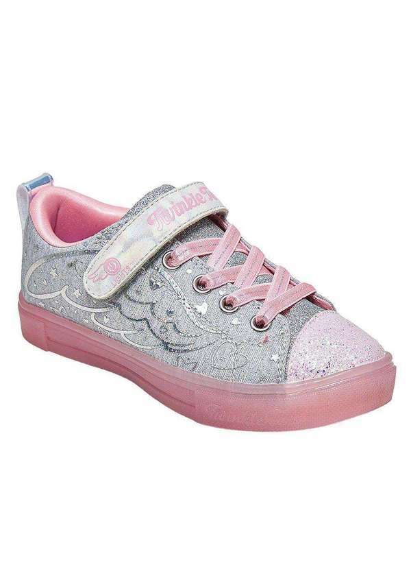 Skechers - Tênis Skechers Twinkle Toes Sparks Ice Heather Magic Infantil Cinza