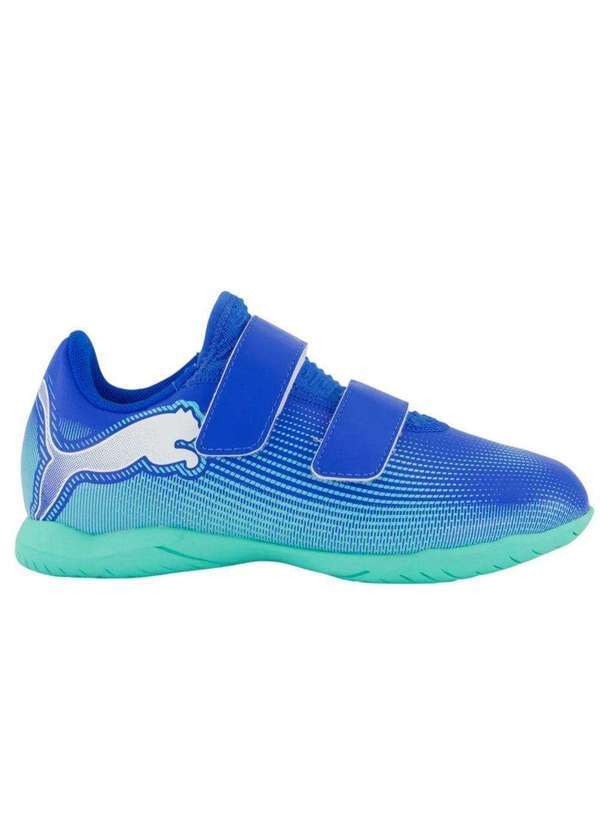Puma - Chuteira Futsal Puma Future 7 Play It V Ps Infantil Azul
