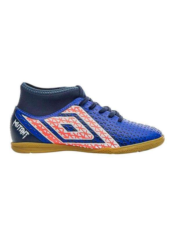 Umbro - Chuteira Futsal Umbro Mutant Infantil Azul