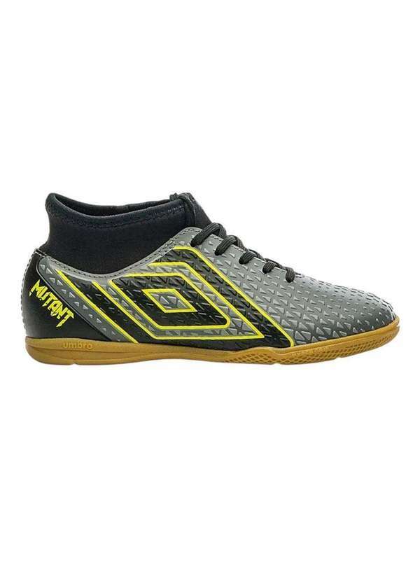 Umbro - Chuteira Futsal Umbro Mutant Infantil Cinza