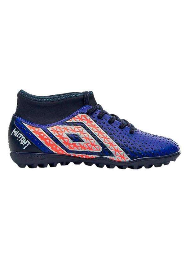 Umbro - Chuteira Society Umbro Mutant Infantil Azul