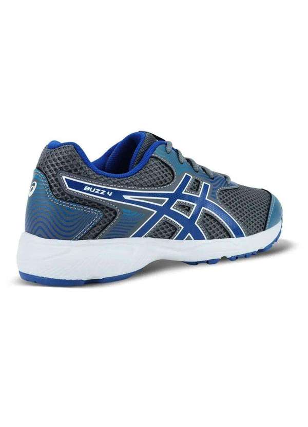 Asics - Tênis Asics Buzz 4 Infantil Cinza 3