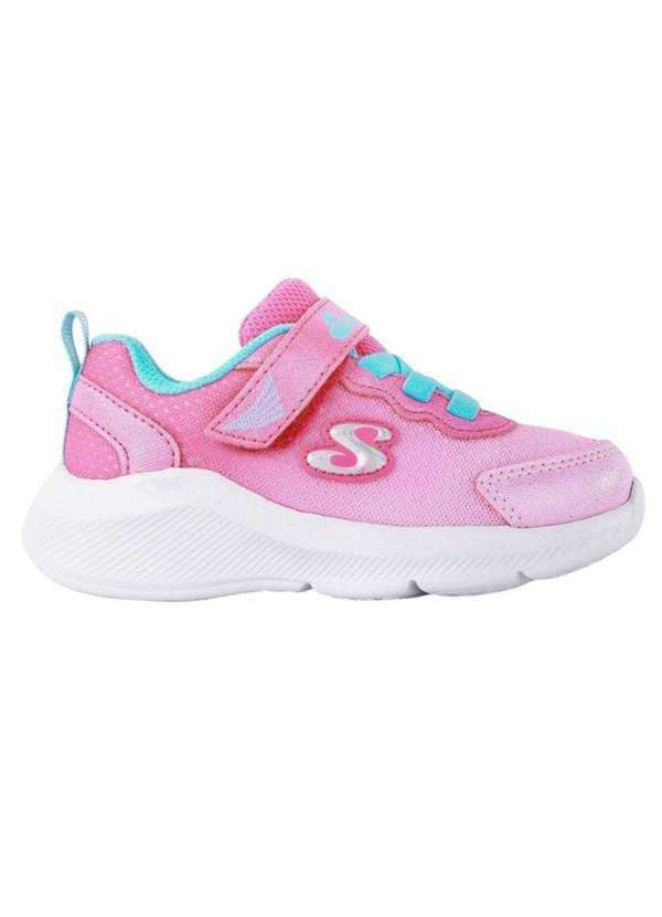 Skechers - Tênis Skechers Sole Swifters Cutie Walk Infantil Rosa