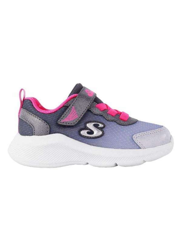 Skechers - Tênis Skechers Sole Swifters Cutie Walk Juvenil Cinza