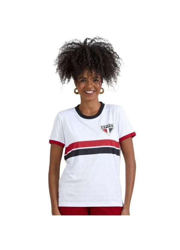 Braziline - Camisa Braziline São Paulo Tela Feminina Branco