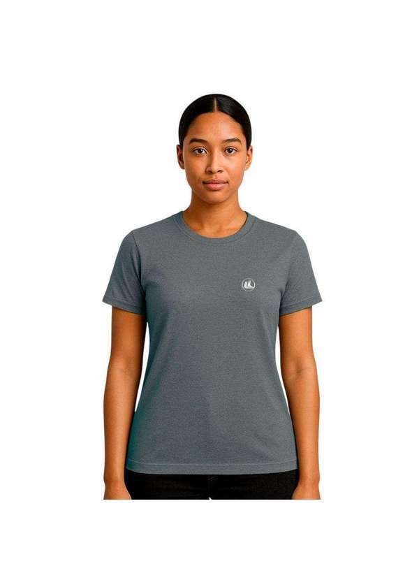 Esporte Legal - Camisa Esporte Legal Baby Look Solutio Uv45 Feminina Cinza