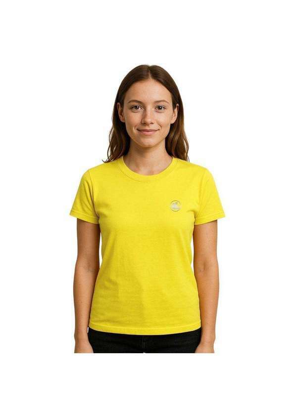 Esporte Legal - Camisa Esporte Legal Baby Look Solutio Uv45 Feminina Amarelo