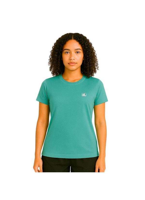 Esporte Legal - Camisa Esporte Legal Baby Look Solutio Uv45 Feminina Azul
