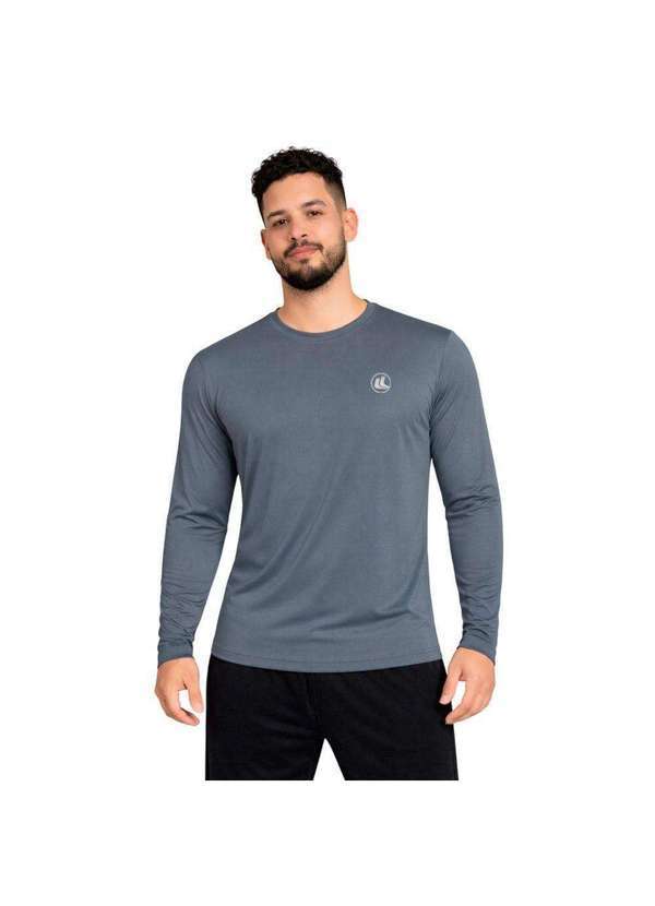 Esporte Legal - Camisa Esporte Legal Nexus Manga Longa Masculina Cinza