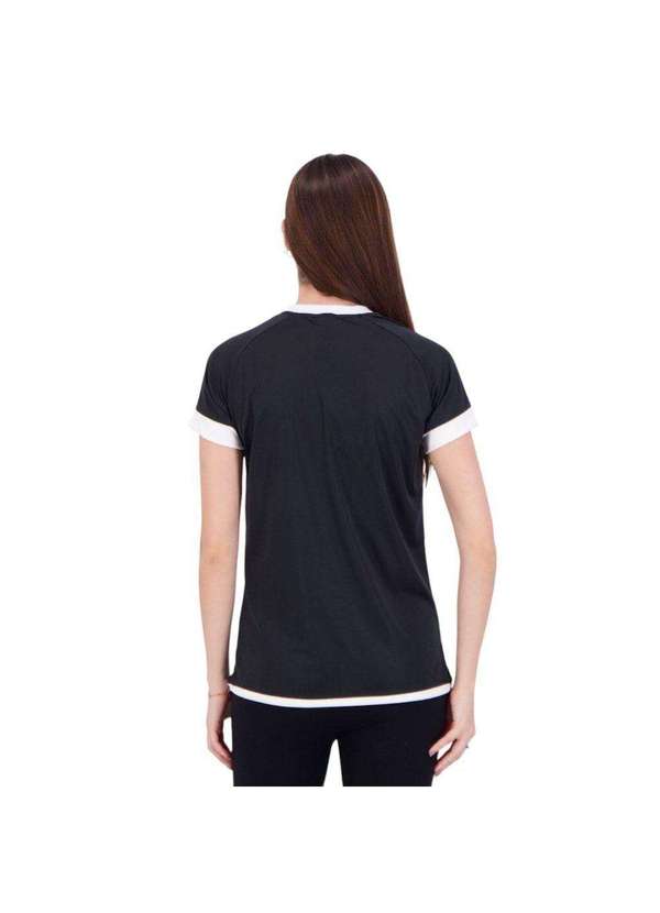 Kappa - Camisa Kappa Vasco Supporter Graphik Feminina Preto 2