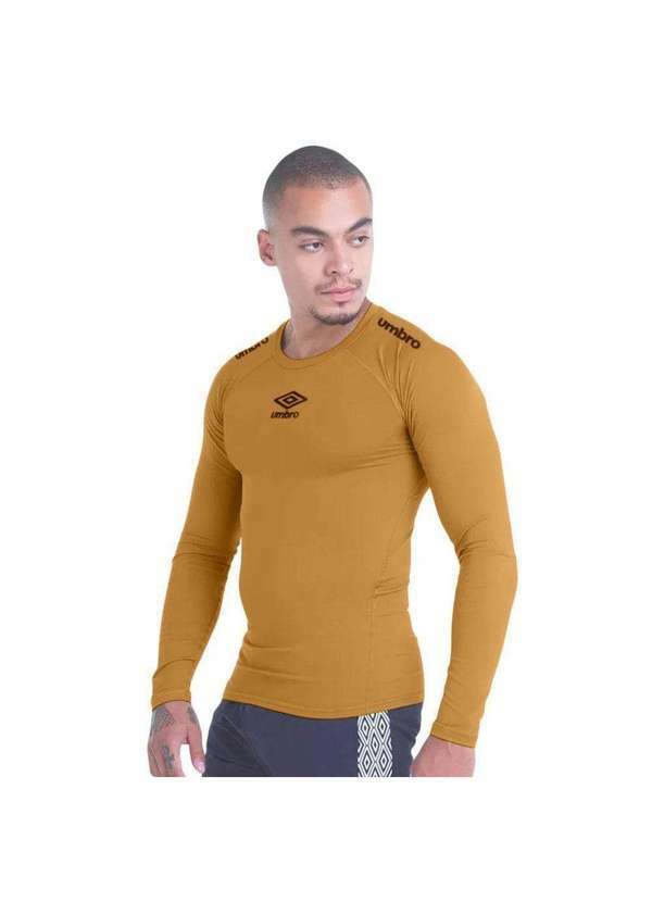 Umbro - Camisa Térmica Umbro Clubes 2023 Profissional Masculina Marrom