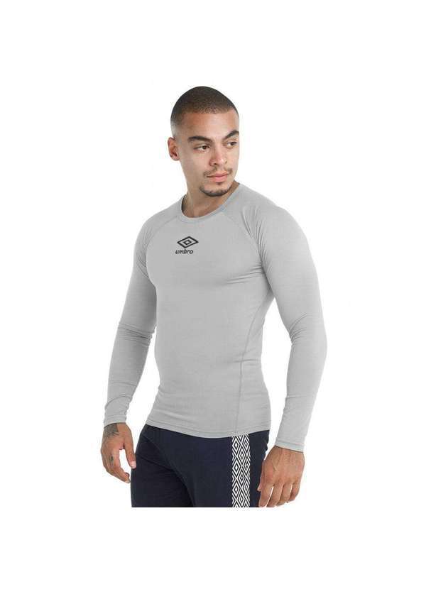 Umbro - Camisa Térmica Umbro Clubes 2024 Profissional Masculina Cinza