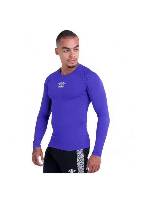Umbro - Camisa Térmica Umbro Clubes 2024 Profissional Masculina Azul