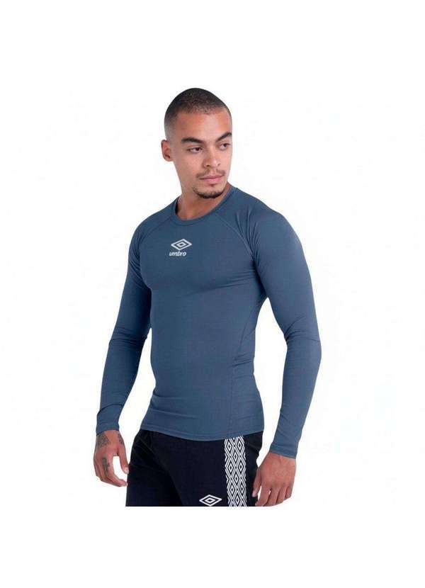 Umbro - Camisa Térmica Umbro Clubes 2024 Profissional Masculina Azul
