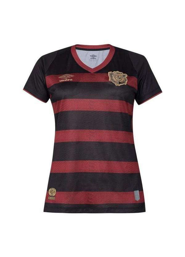 Umbro - Camisa Umbro Sport Recife I 2024/25 Torcedora Feminina Preto