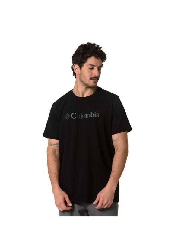 Columbia - Camiseta Columbia Basic Logo Ii Branded Masculina Preto
