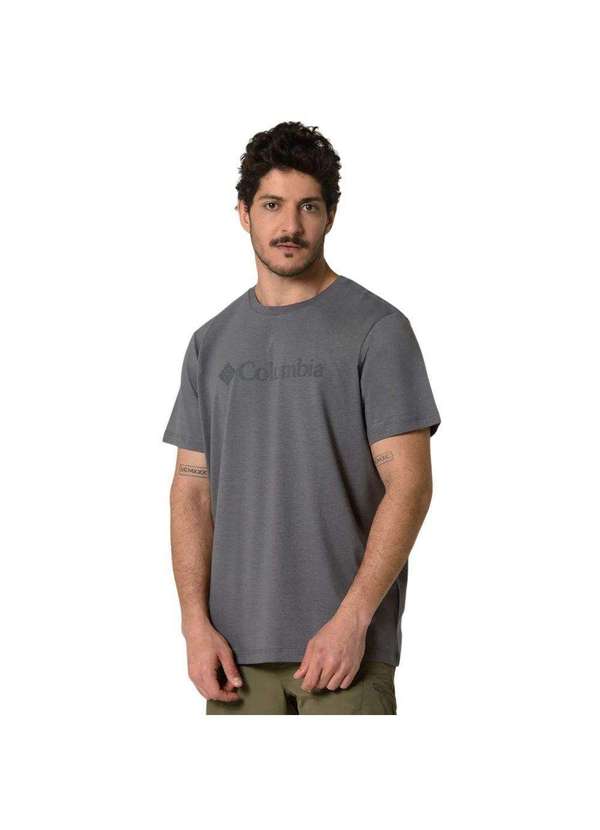 Columbia - Camiseta Columbia Basic Logo Ii Branded Masculina Cinza