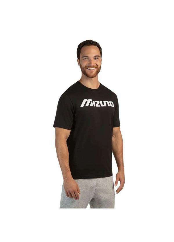 Mizuno - Camiseta Mizuno Big Logo Masculina Preto
