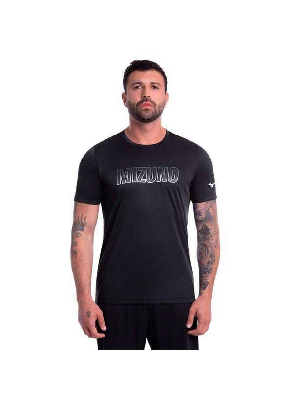 Mizuno - Camiseta Mizuno Energy Stamp Masculina Preto