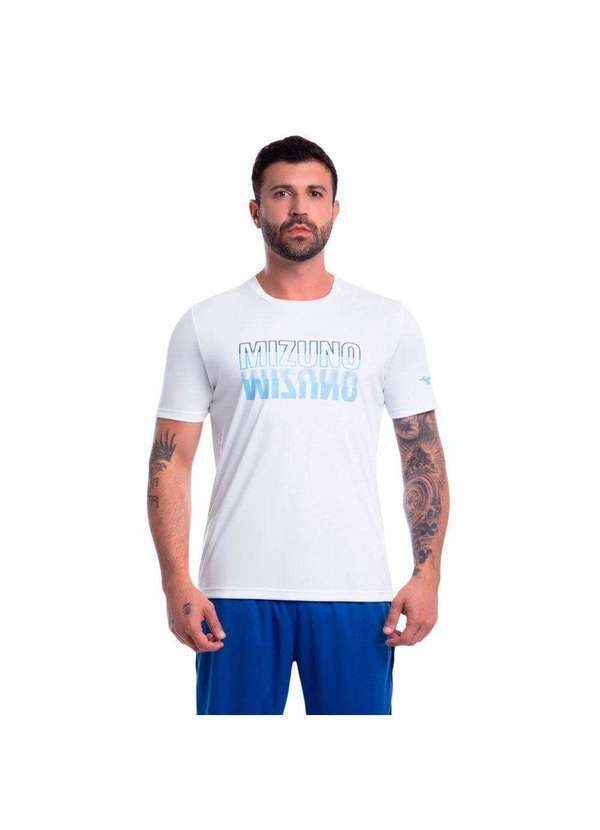 Mizuno - Camiseta Mizuno Energy Stamp Masculina Branco