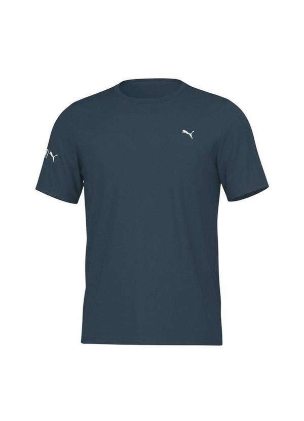 Puma - Camiseta Térmica Puma Uv50 Manga Curta Masculina Azul