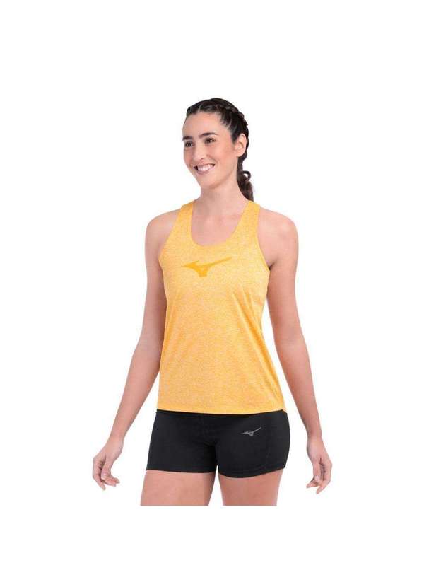 Mizuno - Regata Mizuno Spark Big Logo Feminina Amarelo 2