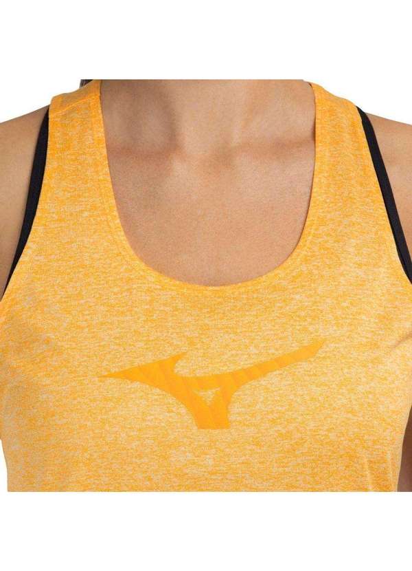 Mizuno - Regata Mizuno Spark Big Logo Feminina Amarelo 3