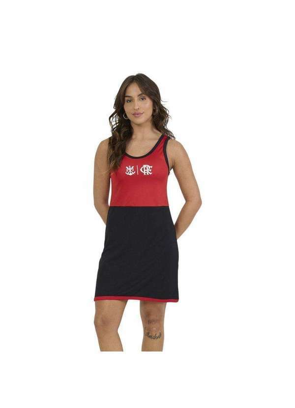 Braziline - Vestido Braziline Flamengo Ressoar Feminino Vermelho