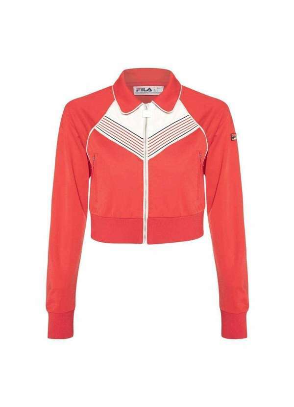 Fila - Jaqueta Fila Arya Track Feminina Vermelho