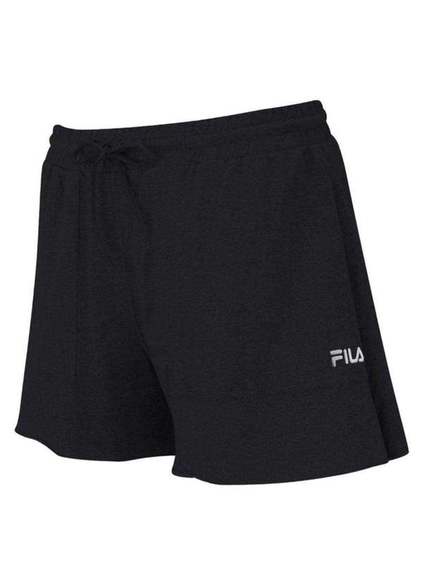 Fila - Short Fila Comfort Easy Plus Size Feminino Preto