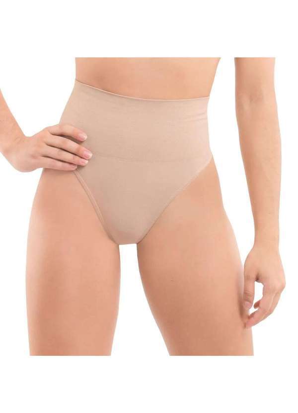 Selene - Calcinha Redutora Selene Fio Dental sem Costura - Chocolate Marrom