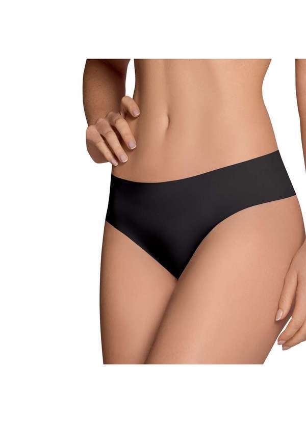 Selene - Calcinha Selene Corte a Fio Feminina Preto