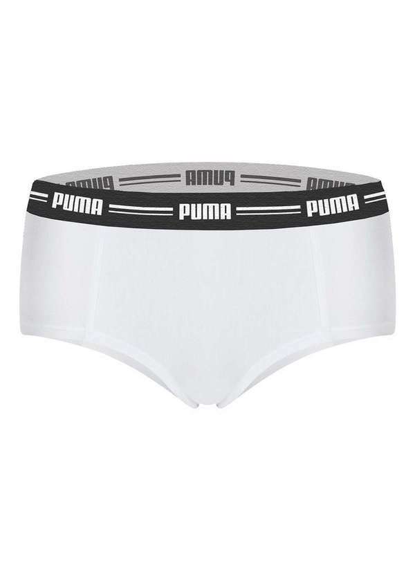 Puma - Kit 3 Calcinhas Puma Mini Boxer Feminino Preto 3