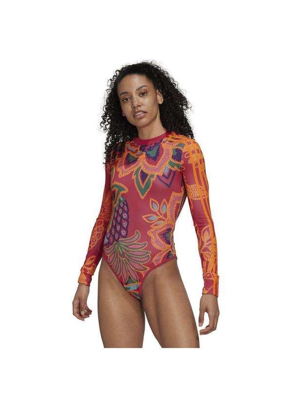Adidas - Body Adidas Farm Rio Feminino Vermelho