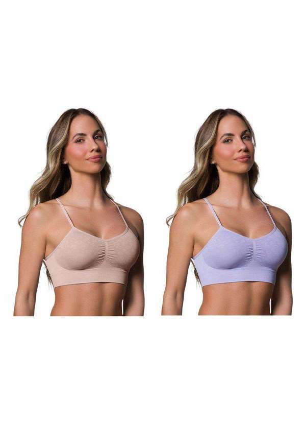 Selene - Kit 2 Sutiãs Selene sem Costura Feminino Rosa