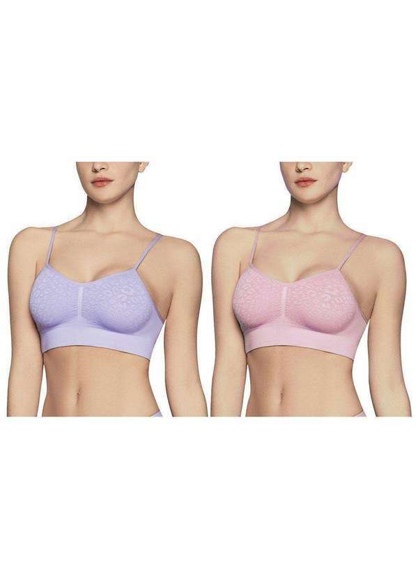 Selene - Kit 2 Sutiãs Selene sem Costura Feminino Roxo