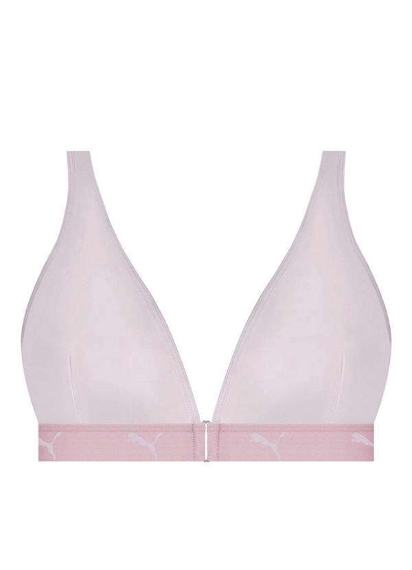 Puma - Sutiã Triângulo Puma Bralette com Bojo Feminino Sutiã Triângulo Puma Feminino