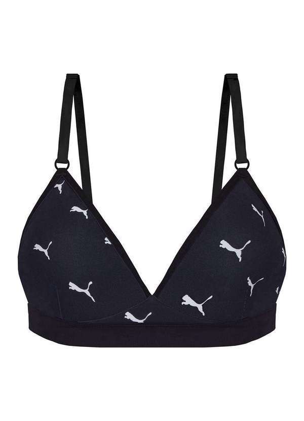 Puma - Sutiã Triângulo Puma Regulador Microfibra Feminino Sutiã Triângulo Puma Feminino