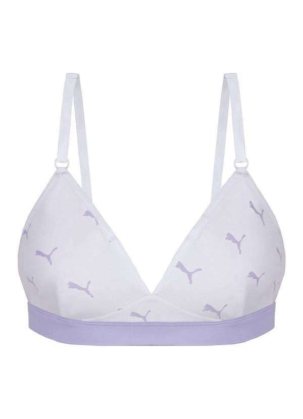 Puma - Sutiã Triângulo Puma Regulador Microfibra Feminino Sutiã Triângulo Puma Feminino