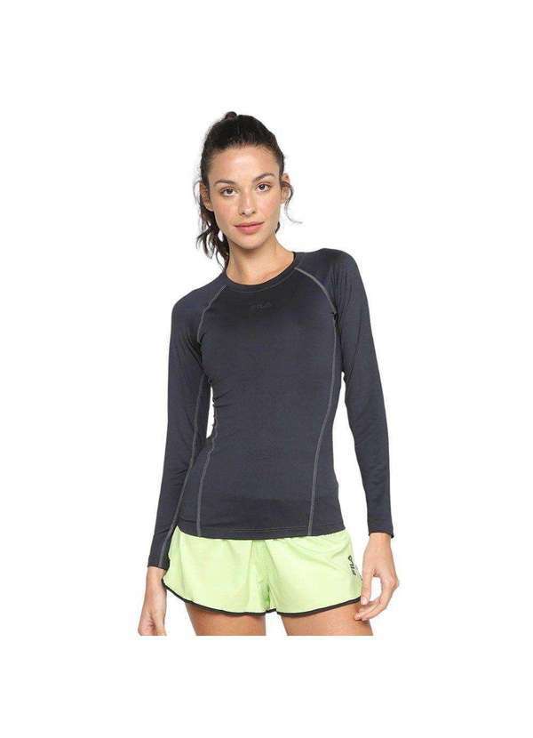 Fila - Blusa Fila Compress Skin Ii Feminina Preto