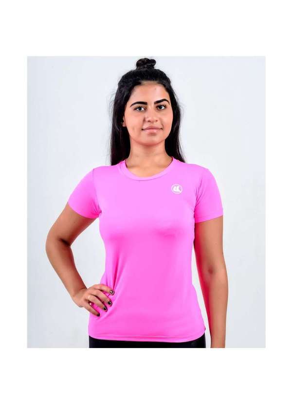 Esporte Legal - Camisa Esporte Legal Baby Look Solutio Uv45 Feminina Rosa