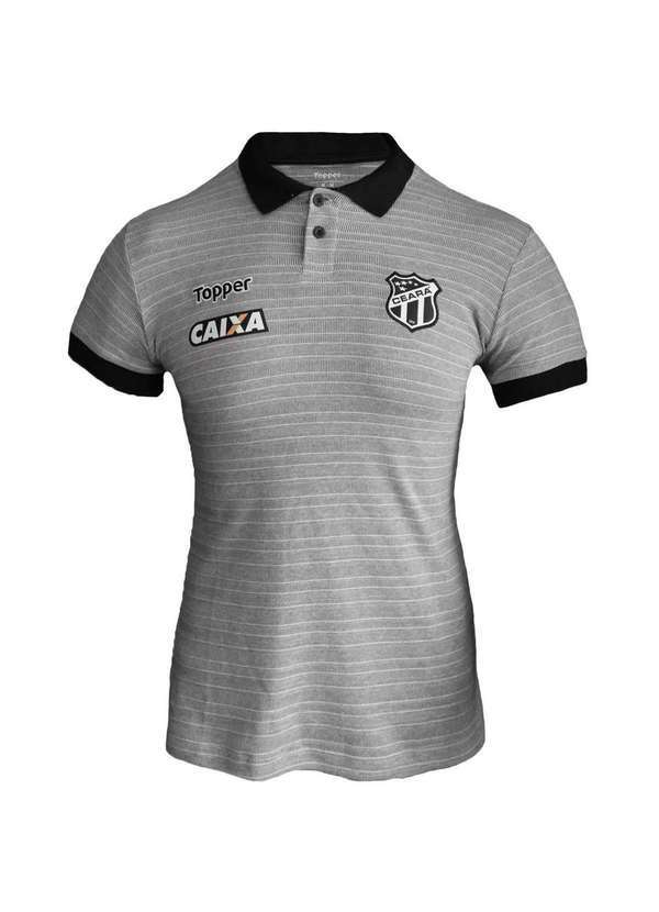 Topper - Camisa Polo Topper Ceará Viagem 2018 Feminina Cinza