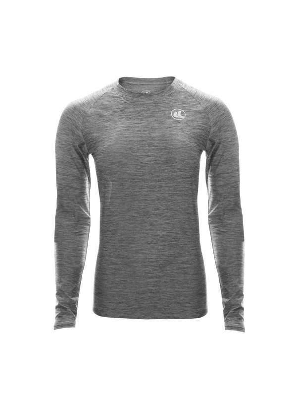 Esporte Legal - Camisa Térmica Esporte Legal Luar Manga Longa Feminina Cinza
