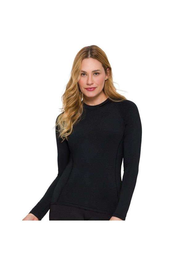 Selene - Camisa Térmica Selene Segunda Pele Feminina Preto