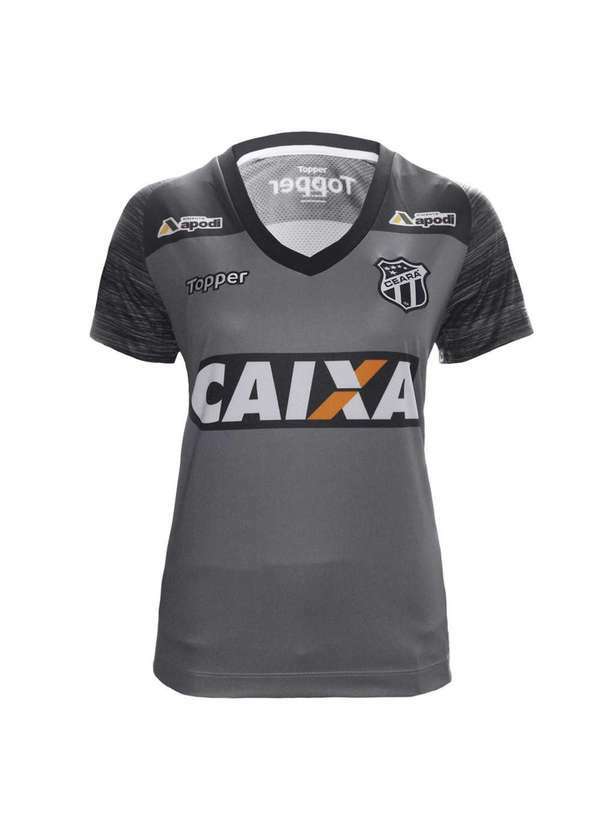 Topper - Camisa Topper Ceará Comissão Técnica Feminina Cinza