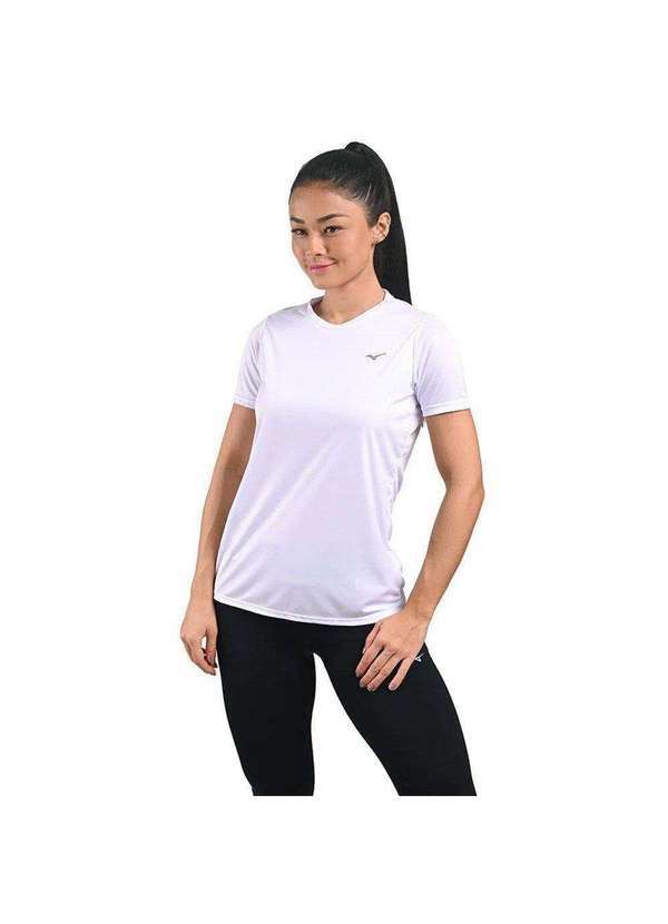 Mizuno - Camiseta Mizuno Energy Stamp Feminina Branco