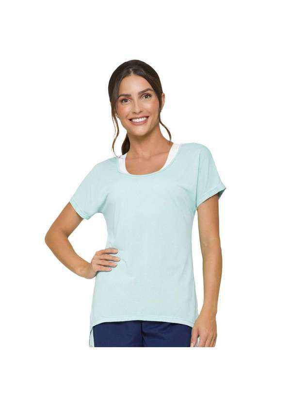 Selene - Camiseta Selene Fitness Feminina Azul