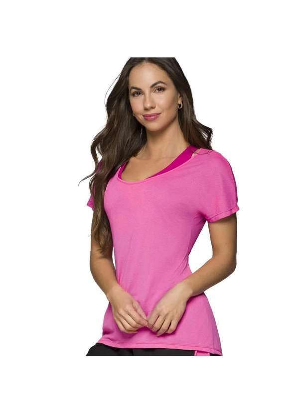 Selene - Camiseta Selene Fitness Feminina Rosa